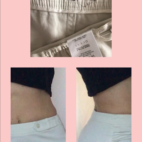 Gucci Skirt Ruched on the side Off White - Picture 5 of 5